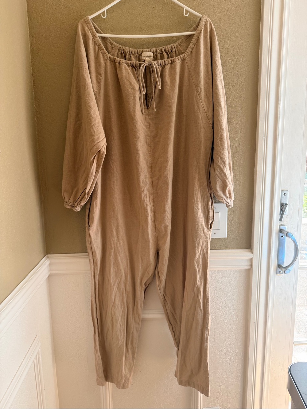 Laude the Label Relaxed Women's Jumpsuit in Taupe